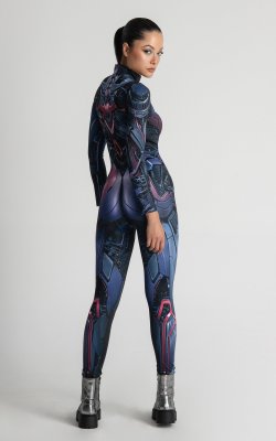 Cosplay Cyborg Armor Costume, Robot Bodysuit - Unleash Your Inner Machine! Sci-Fi Cosplay
