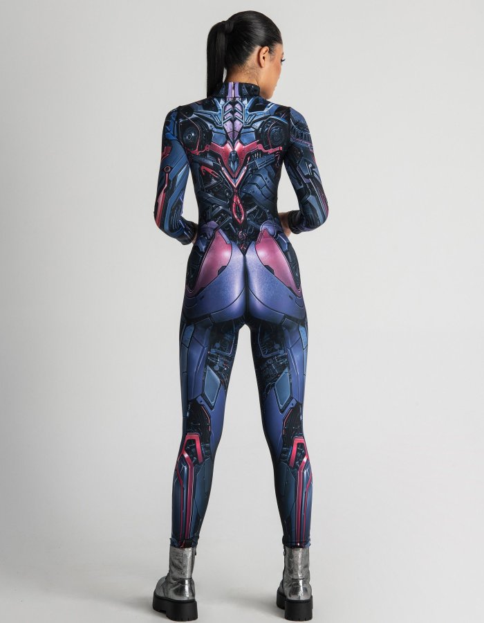 Cosplay Cyborg Armor Costume, Robot Bodysuit - Unleash Your Inner Machine! Sci-Fi Cosplay