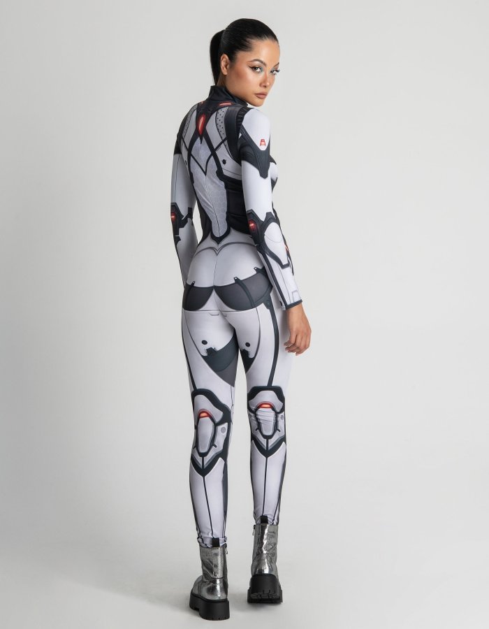 Droid Costume, Festival Outfit, Cosplay Costume for Women: Unleash Your Inner Robot with Our Futuristic Droid Costume