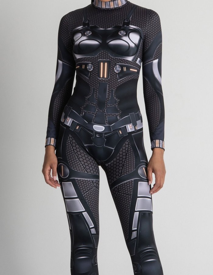 Cyberpunk Clothing, Festival Wear Droid Costume, Cosplay Costume women